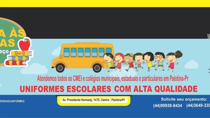 Tailey Modas e Uniformes: Há 37 anos vestindo as famílias palotinenses, e construindo juntos um ótimo futuro!